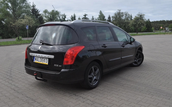 Peugeot 308 cena 14900 przebieg: 270000, rok produkcji 2009 z Sława małe 301